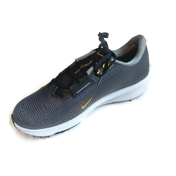 Nike Mens Size 6.5 Air Zoom Infinity Tour 2 Golf Shoes FD0217-003 Black Gold main image 8